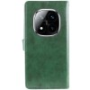 Кожаный чехол-книжка GETMAN Gallant (PU) для Xiaomi Redmi Note 14 Pro 5G / 14 Pro+ Зеленый