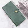 Кожаный чехол-книжка GETMAN Gallant (PU) для Xiaomi Redmi Note 14 Pro 5G / 14 Pro+ Зеленый