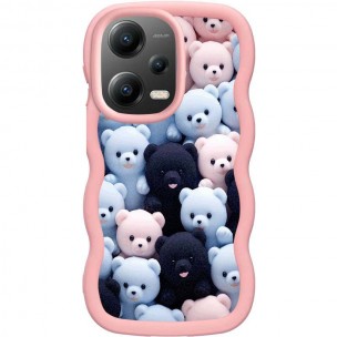 Чехол TPU Cloudy Pictures для Xiaomi Poco X5 5G / Redmi Note 12 5G Bears