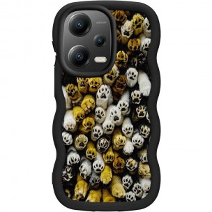 Чохол TPU Cloudy Pictures для Xiaomi Poco X5 5G / Redmi Note 12 5G Paws