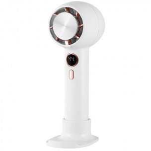 Портативный вентилятор YL007 with Display с подставкой для телефона 2000mAh White Портативный вентилятор YL007 with Display с подставкой для телефона 2000mAh White