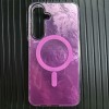 Чохол TPU Shiny Mountain (MagFit) для Samsung Galaxy S24+ Pink