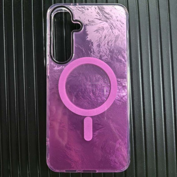 Чохол TPU Shiny Mountain (MagFit) для Samsung Galaxy S24+ Pink