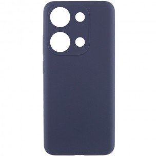 Чехол Silicone Cover Lakshmi Full Camera (AAA) для Xiaomi Redmi Note 14S Темно-синий / Midnight blue