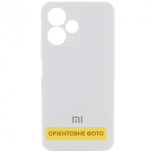 Чехол Silicone Cover Lakshmi Full Camera (AA) with logo для Xiaomi Redmi A5 / Poco C71 Белый / White
