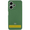 Чехол Silicone Cover Lakshmi Full Camera (AA) with logo для Xiaomi Redmi A5 / Poco C71 Зеленый / Dark green