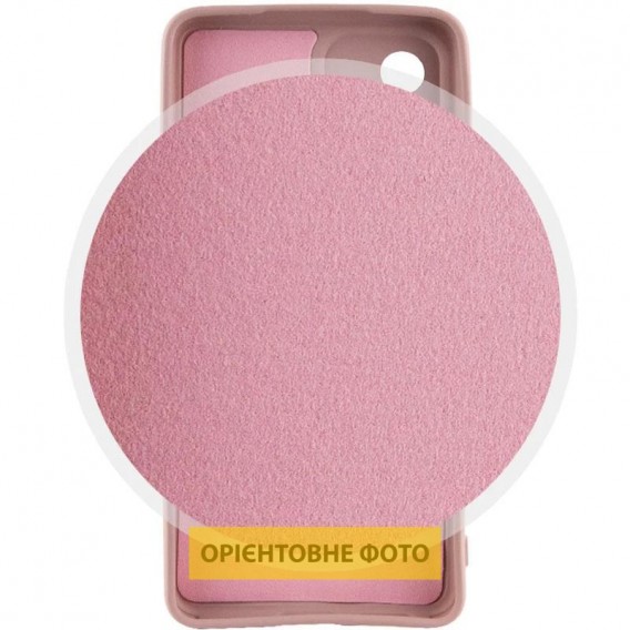 Чехол Silicone Cover Lakshmi Full Camera (AA) with logo для Xiaomi Redmi A5 / Poco C71 Розовый / Pink Sand