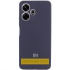 Чохол Silicone Cover Lakshmi Full Camera (AA) with logo для Xiaomi Redmi A5 / Poco C71 Синій / Midnight blue