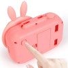 Фотокамера-генератор мильних бульбашок 9996 Children's camera Rabbit / Pink