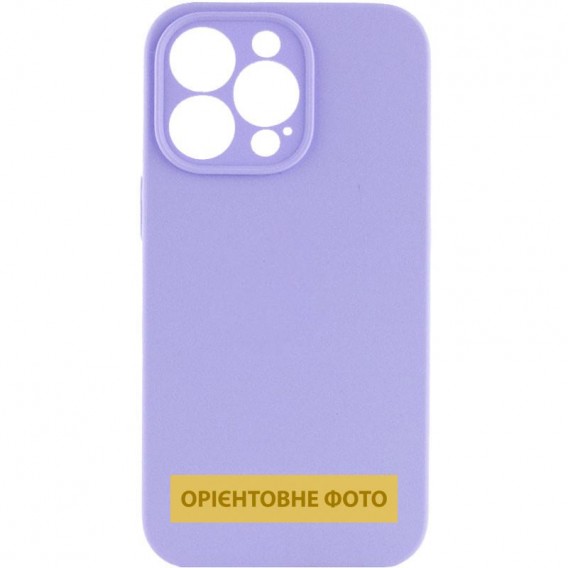 Чохол Silicone Case Full Camera Protective (AA) NO LOGO для Apple iPhone 16e / 17e (6.1") Бузковий / Dasheen