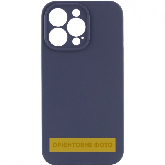 Чохол Silicone Case Full Camera Protective (AA) NO LOGO для Apple iPhone 16e / 17e (6.1") Темно-синій / Midnight blue