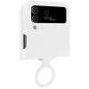 Чохол Foldables Silicone Cover Lakshmi (AAA) для Samsung Galaxy Z Flip4 Білий / White