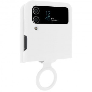 Чохол Foldables Silicone Cover Lakshmi (AAA) для Samsung Galaxy Z Flip4 Білий / White