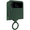 Чохол Foldables Silicone Cover Lakshmi (AAA) для Samsung Galaxy Z Flip4 Зелений / Cyprus Green