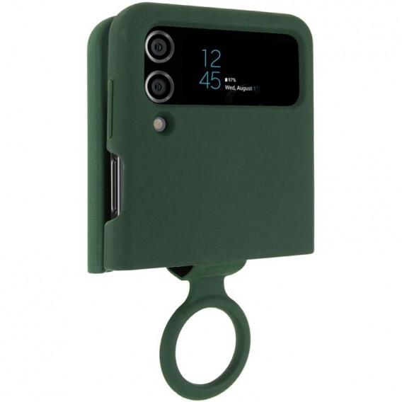 Чохол Foldables Silicone Cover Lakshmi (AAA) для Samsung Galaxy Z Flip4 Зелений / Cyprus Green
