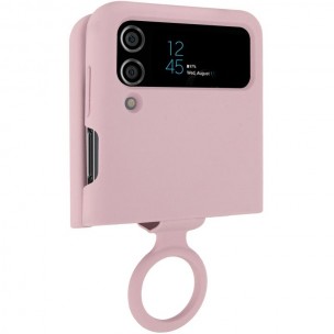 Чехол Foldables Silicone Cover Lakshmi (AAA) для Samsung Galaxy Z Flip4 Розовый / Pink Sand