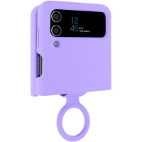 Чохол Foldables Silicone Cover Lakshmi (AAA) для Samsung Galaxy Z Flip4 Бузковий / Dasheen