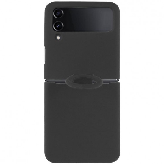 Чехол Foldables Silicone Cover Lakshmi (AAA) для Samsung Galaxy Z Flip4 Черный / Black
