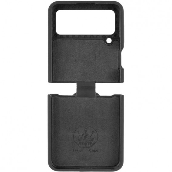 Чехол Foldables Silicone Cover Lakshmi (AAA) для Samsung Galaxy Z Flip4 Черный / Black