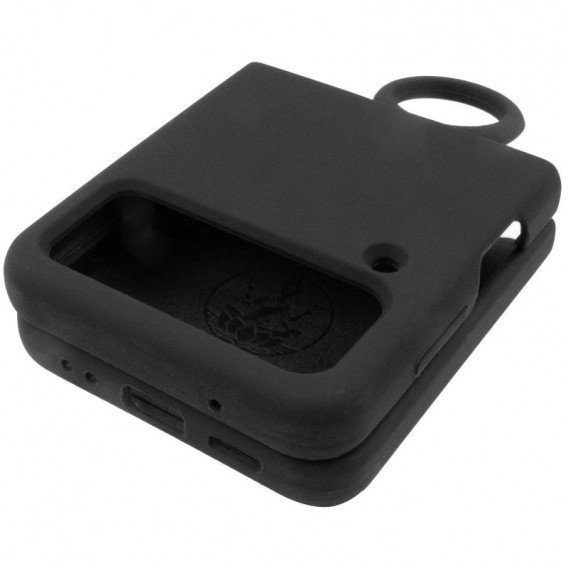Чехол Foldables Silicone Cover Lakshmi (AAA) для Samsung Galaxy Z Flip4 Черный / Black