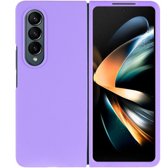 Чохол Foldables Silicone Cover Lakshmi (AAA) для Samsung Galaxy Z Fold4 Бузковий / Dasheen