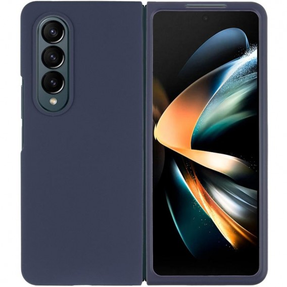 Чехол Foldables Silicone Cover Lakshmi (AAA) для Samsung Galaxy Z Fold4 Темно-синий / Midnight blue