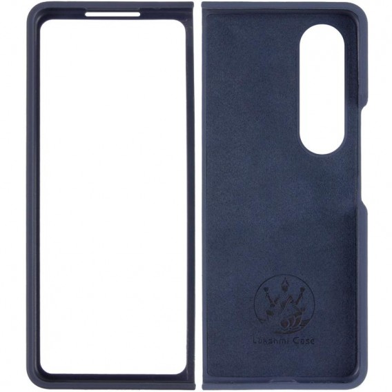 Чехол Foldables Silicone Cover Lakshmi (AAA) для Samsung Galaxy Z Fold4 Темно-синий / Midnight blue