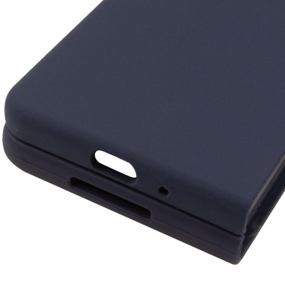 Чехол Foldables Silicone Cover Lakshmi (AAA) для Samsung Galaxy Z Fold4 Темно-синий / Midnight blue