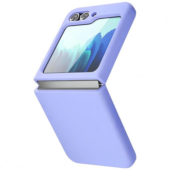 Чохол Foldables Silicone Cover Lakshmi (AAA) для Samsung Galaxy Z Flip5 Бузковий / Dasheen