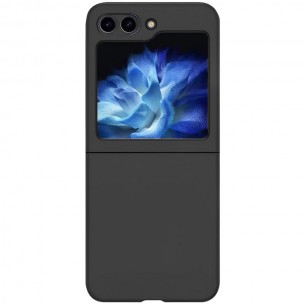 Чехол Foldables Silicone Cover Lakshmi (AAA) для Samsung Galaxy Z Flip5 Черный / Black
