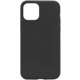 Чехол Silicone Case (AA) NO LOGO with MagSafe для Apple iPhone 11 (6.1 дюйма) Черный / Black