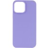 Чехол Silicone Case (AA) NO LOGO with MagSafe для Apple iPhone 15 (6.1 дюйма) Сиреневый / Dasheen