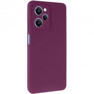 Чехол Silicone Cover Ummi Lakshmi Full Camera (AA) для Xiaomi Poco X5 Pro 5G Бордовый / Marsala