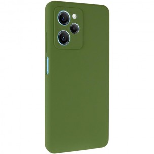 Чехол Silicone Cover Ummi Lakshmi Full Camera (AA) для Xiaomi Poco X5 Pro 5G Зеленый / Dark green