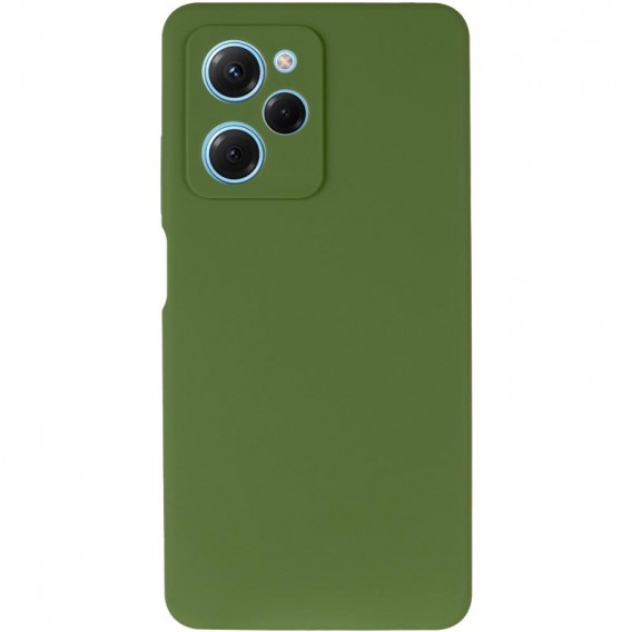 Чохол Silicone Cover Ummi Lakshmi Full Camera (AA) для Xiaomi Poco X5 Pro 5G Зелений / Dark green