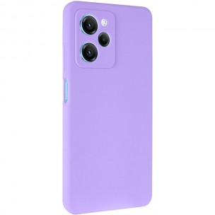 Чохол Silicone Cover Ummi Lakshmi Full Camera (AA) для Xiaomi Poco X5 Pro 5G Бузковий / Dasheen