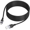 Дата кабель Hoco X109 Energy silicone USB to MicroUSB (3m) Black