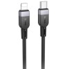 Дата кабель Hoco X109 Energy silicone Type-C to Lightning (3m) Black