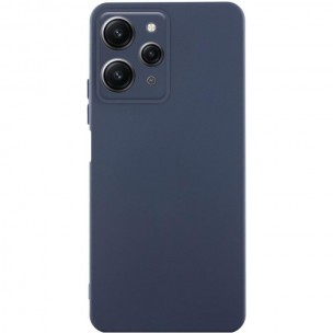 Чохол Silicone Cover Ummi Lakshmi Full Camera (AA) для Xiaomi Redmi 12 Синій / Midnight Blue