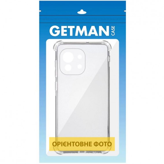 TPU чохол GETMAN Ease logo посилені кути Full Camera для Xiaomi 17 Безбарвний (прозорий)