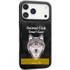TPU+PC чехол Animal Club для Apple iPhone 16 (6.1 дюйма) Black