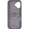 TPU+PC чехол Animal Club для Apple iPhone 16 (6.1 дюйма) Titanium Gray