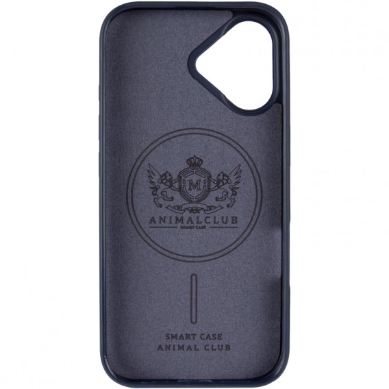 TPU+PC чехол Animal Club для Apple iPhone 16 (6.1 дюйма) Royal Blue TPU+PC чехол Animal Club для Apple iPhone 16 (6.1 дюйма) Royal Blue