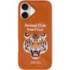 TPU+PC чехол Animal Club для Apple iPhone 16 (6.1 дюйма) Chocolate Brown