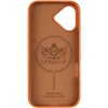 TPU+PC чехол Animal Club для Apple iPhone 16 (6.1 дюйма) Chocolate Brown