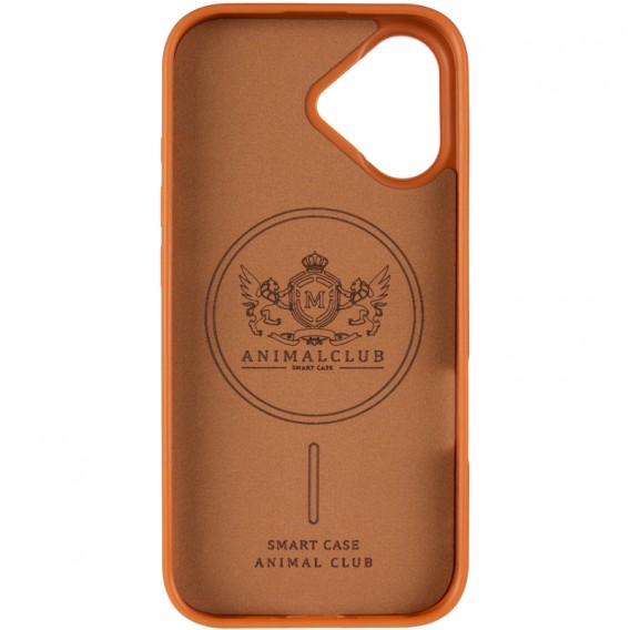 TPU+PC чехол Animal Club для Apple iPhone 16 (6.1 дюйма) Chocolate Brown TPU+PC чехол Animal Club для Apple iPhone 16 (6.1 дюйма) Chocolate Brown