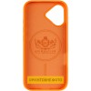 TPU+PC чехол Animal Club для Apple iPhone 16 (6.1 дюйма) Hermes Orange