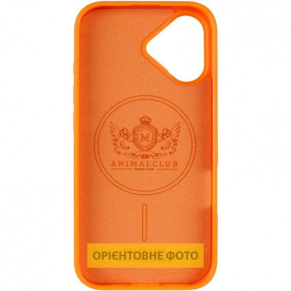 TPU+PC чехол Animal Club для Apple iPhone 16 (6.1 дюйма) Hermes Orange TPU+PC чехол Animal Club для Apple iPhone 16 (6.1 дюйма) Hermes Orange
