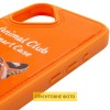 TPU+PC чехол Animal Club для Apple iPhone 16 (6.1 дюйма) Hermes Orange