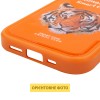 TPU+PC чехол Animal Club для Apple iPhone 16 (6.1 дюйма) Hermes Orange
